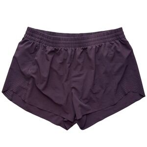 Athleta Shorts 1X Hustle 3 Inch Running Purple Lasercut Athletic Lightweight